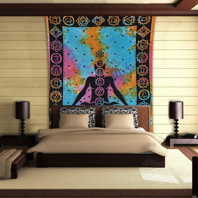 

Stylo Culture Mandala Living Room Tapestry(Multicolor)