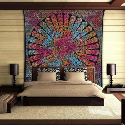 

Stylo Culture Mandala Living Room Tapestry(Multicolor)