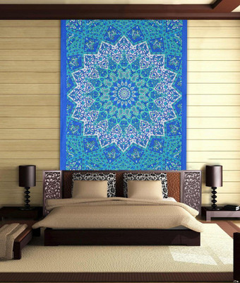 

Stylo Culture Mandala Living Room Tapestry(Green)