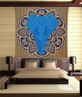 

Stylo Culture Mandala Living Room Tapestry(Yellow)