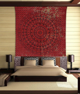 

Stylo Culture Mandala Living Room Tapestry(Multicolor)