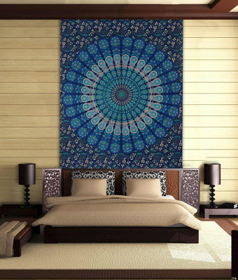 

Stylo Culture Mandala Living Room Tapestry(Green)