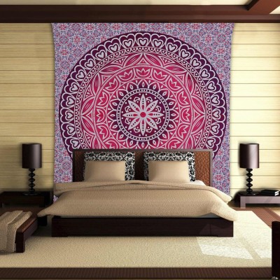 

Stylo Culture Mandala Living Room Tapestry(Purple)