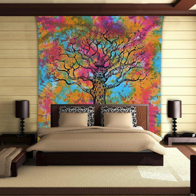 

Stylo Culture Mandala Living Room Tapestry(Multicolor)