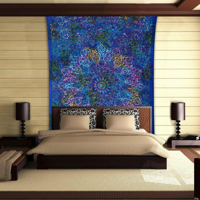 

Stylo Culture Mandala Living Room Tapestry(Multicolor)