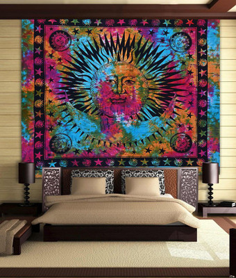 

Stylo Culture Mandala Living Room Tapestry(Multicolor)