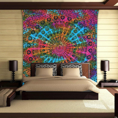 

Stylo Culture Mandala Living Room Tapestry(Multicolor)