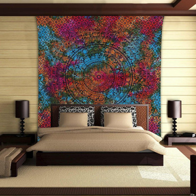 

Stylo Culture Mandala Living Room Tapestry(Multicolor)