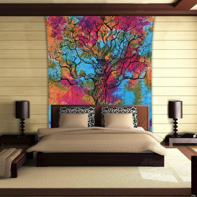 

Stylo Culture Mandala Living Room Tapestry(Multicolor)