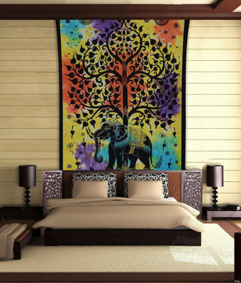 

Stylo Culture Mandala Living Room Tapestry(Multicolor)