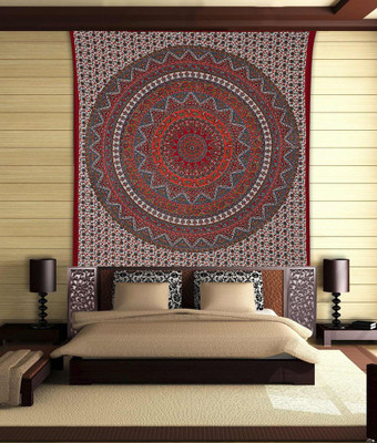 

Stylo Culture Mandala Living Room Tapestry(Multicolor)