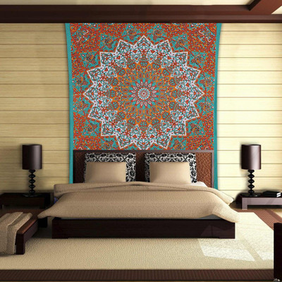 

Stylo Culture Mandala Living Room Tapestry(Green)