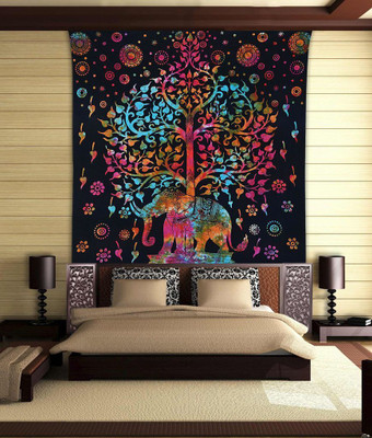 

Stylo Culture Mandala Living Room Tapestry(Multicolor)