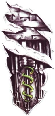 

Savii Arm Hand Wrist Tattoo(Robot Arm Design)