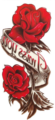

Savii Arm Hand Wrist Tattoo(Red Rose Design)