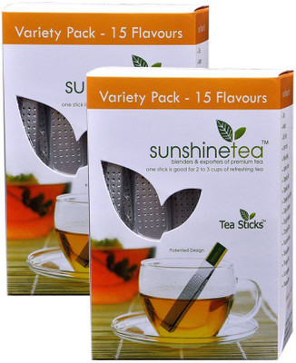 

Sunshine VARIETY PACK 15 STICKS-SET OF 2 Herbal Infusion Bags Box(50 g)