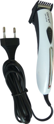 Gemei GM-201 Wired Direct Electric Power Plug In (Non-Rechargeable) Runtime: 45 min Trimmer for Men(Multicolor)