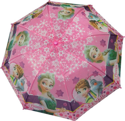 

China Disney Barbie Auto Open 2 Fold Umbrella(Multicolor)
