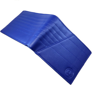 

TnW Men Blue Artificial Leather Wallet(8 Card Slots)