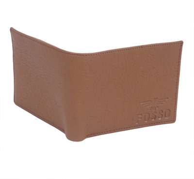 

fosso Men Tan Artificial Leather Wallet(3 Card Slots)