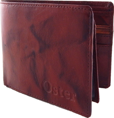 

Oster Men Maroon Genuine Leather, Fabric Wallet(7 Card Slots)