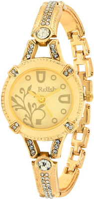 View Relish RE-L018GC Elegant Watch  - For Women Wrist Watches Price Online(Relish)
