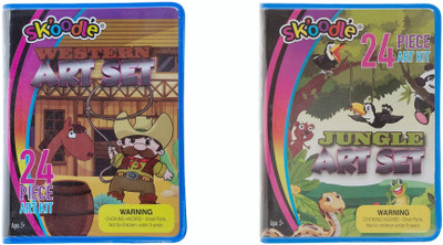 

SKOODLE Sk’oodle Western and Jungle style Drawing Set for Art and Craft