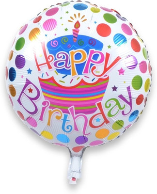 

Shop Online Printed Foil Happy Birthday Balloon(Multicolor, Pack of 1)
