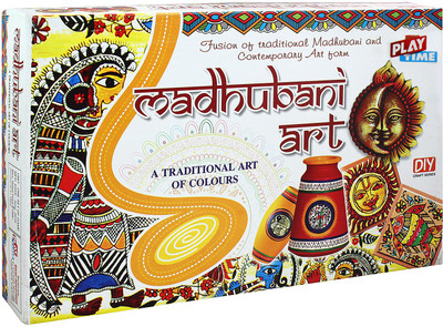 

DealBindaas Madhubani Art DIY Activity Game Board Game