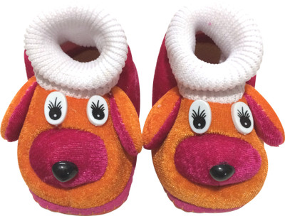 

VEENA Booties(Toe to Heel Length - 11 cm Orange)