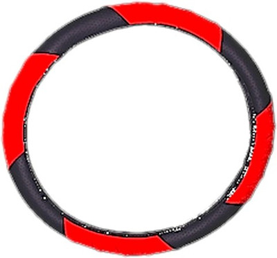 Take Care Steering Cover For Renault Fluence(RED, BLACK, Leatherite)