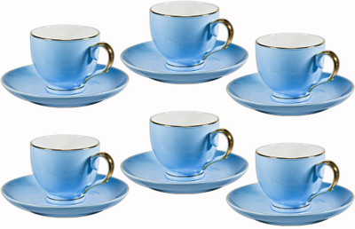 

Aspirationz CupSaucerSush Porcelain(Blue, Pack of 12)