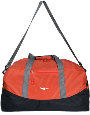 

Gene MN-1132-ORGBLK Travel Duffel Bag(Orange, Black), Black;orange