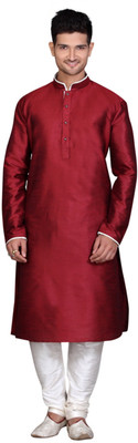 Larwa Men Kurta Churidar Set