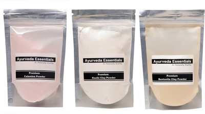 

Ayurveda Essentials Clay Combo Calamine + Kaolin + Bentonite 150 gms(150 g)