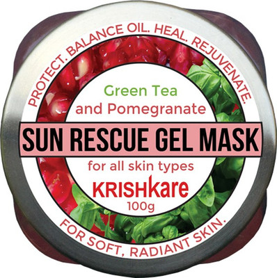 

Krishkare Sun Rescue Gel Mask With Pomegranate And Green Tea(100 g)