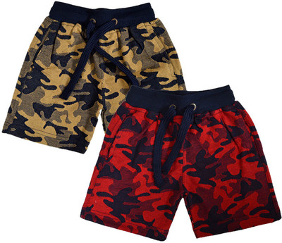 

Crux & Hunter Short For Boys Casual Printed Cotton(Multicolor, Pack of 2