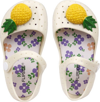 

Flipside Girls Slipper Flip Flop(Beige, Pine beige