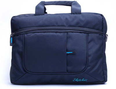 

sketches 15.6 inch Expandable Laptop Case(Black, Blue)