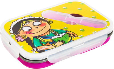 

Chumbak Takita Tara 1 Containers Lunch Box(600 ml), Multicolor