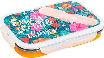 

Chumbak Lost in Paradise 1 Containers Lunch Box(600 ml), Multicolor