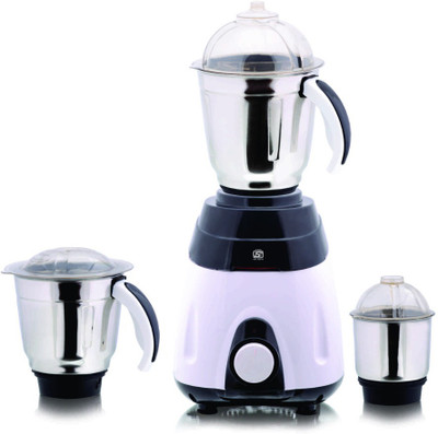 

Viaan Toyota 750W Mixer Grinder with 3 Stainless Steel Jars 750 W Mixer Grinder(White, Black, 3 Jars), Black;white