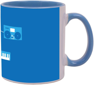 

Arkist electronic keyboard Ceramic Mug(340 ml), Multicolor