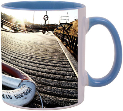 

Arkist life buoy Ceramic Mug(340 ml), Multicolor