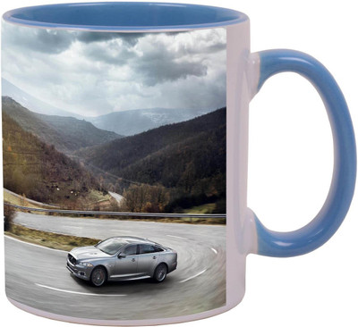 

Arkist 2014 jaguar xjr mountain road x160 Ceramic Mug(340 ml), Multicolor