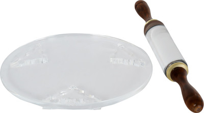 Areesha Sales Acrylic Chakla Belan Rolling Pin & Board(Pack of 2)