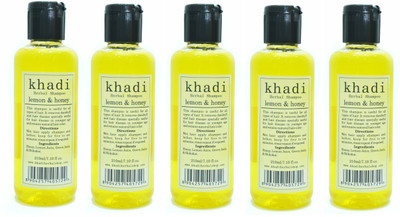 

Khadi Herbal Lemon & Honey Shampoo 100% Vegetarian & Cruelty-Free(1050 ml)