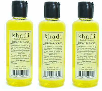 

Khadi Herbal Lemon & Honey Shampoo 100% Vegetarian & Cruelty-Free(630 ml)
