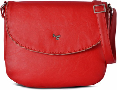 

Baggit Women Casual Red PU Sling Bag