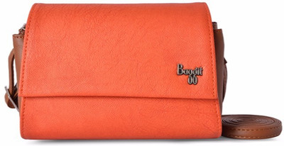 

Baggit Women Orange PU Sling Bag
